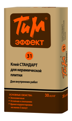 ТиМ-ЭФФЕКТ №31, Клей СТАНДАРТ для керамической плитки